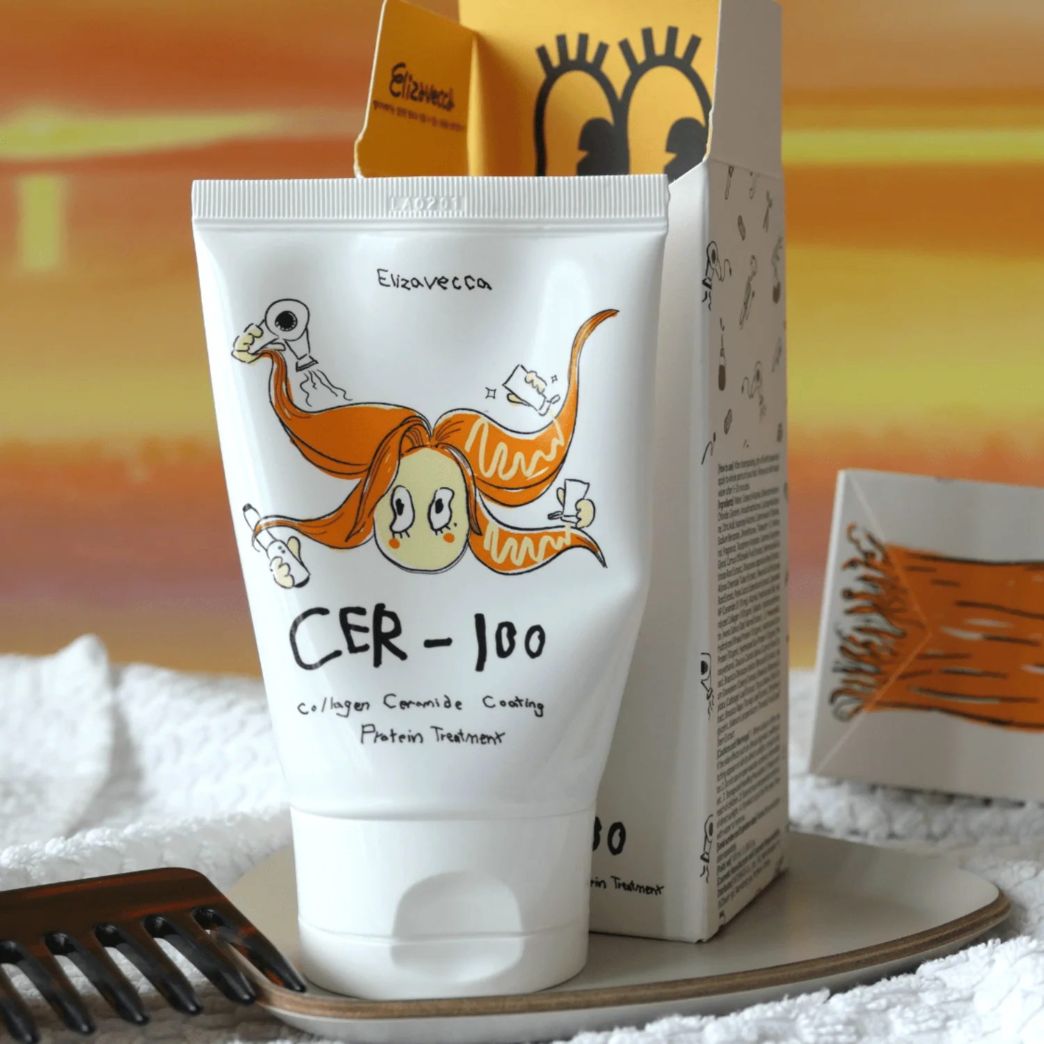 Milky Piggy Collagen Ceramide Coating Protein Treatment 100ml - Image 2