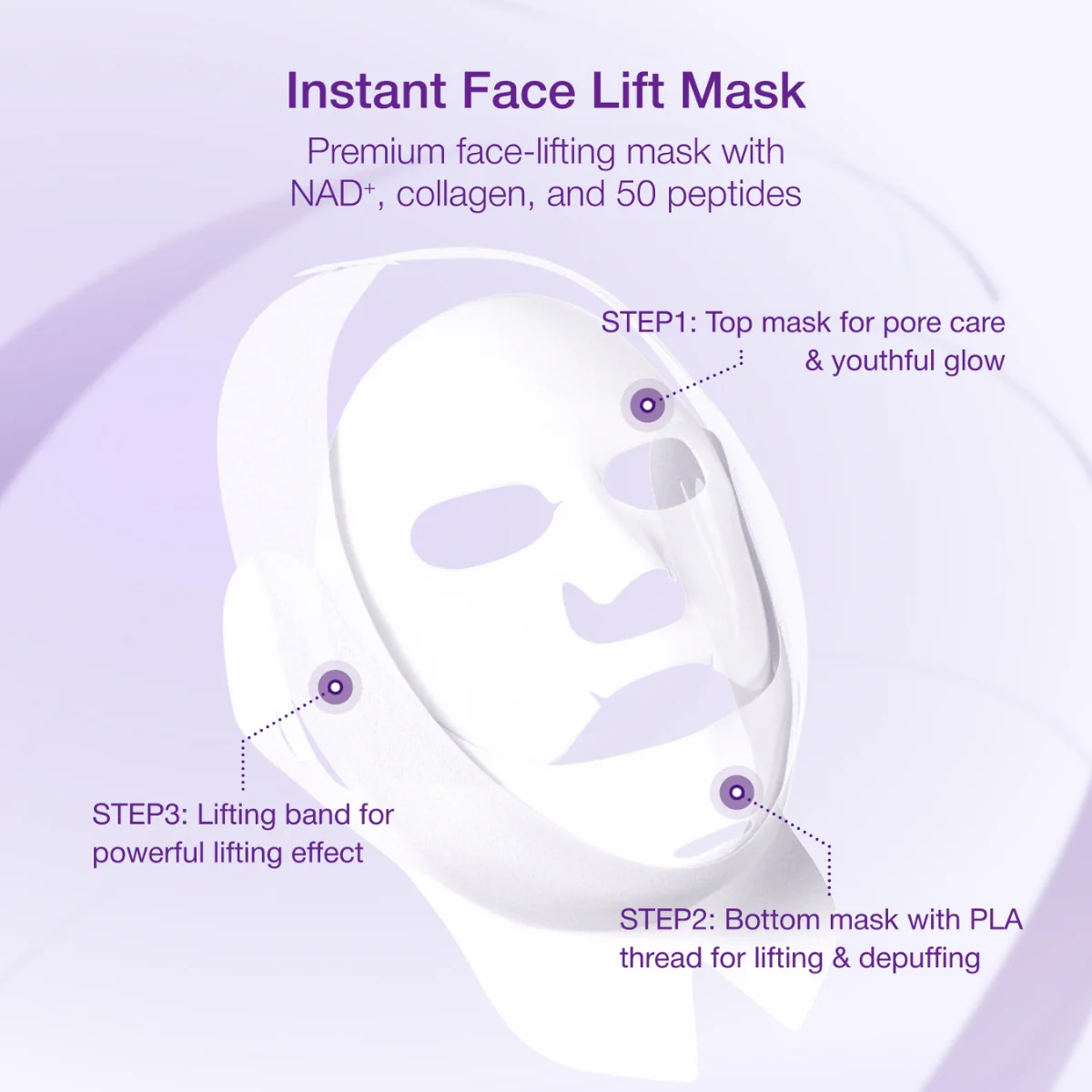 No.9 Nad Bio Lifting Full Cover Facial Mask Box [4pcs] - Image 3
