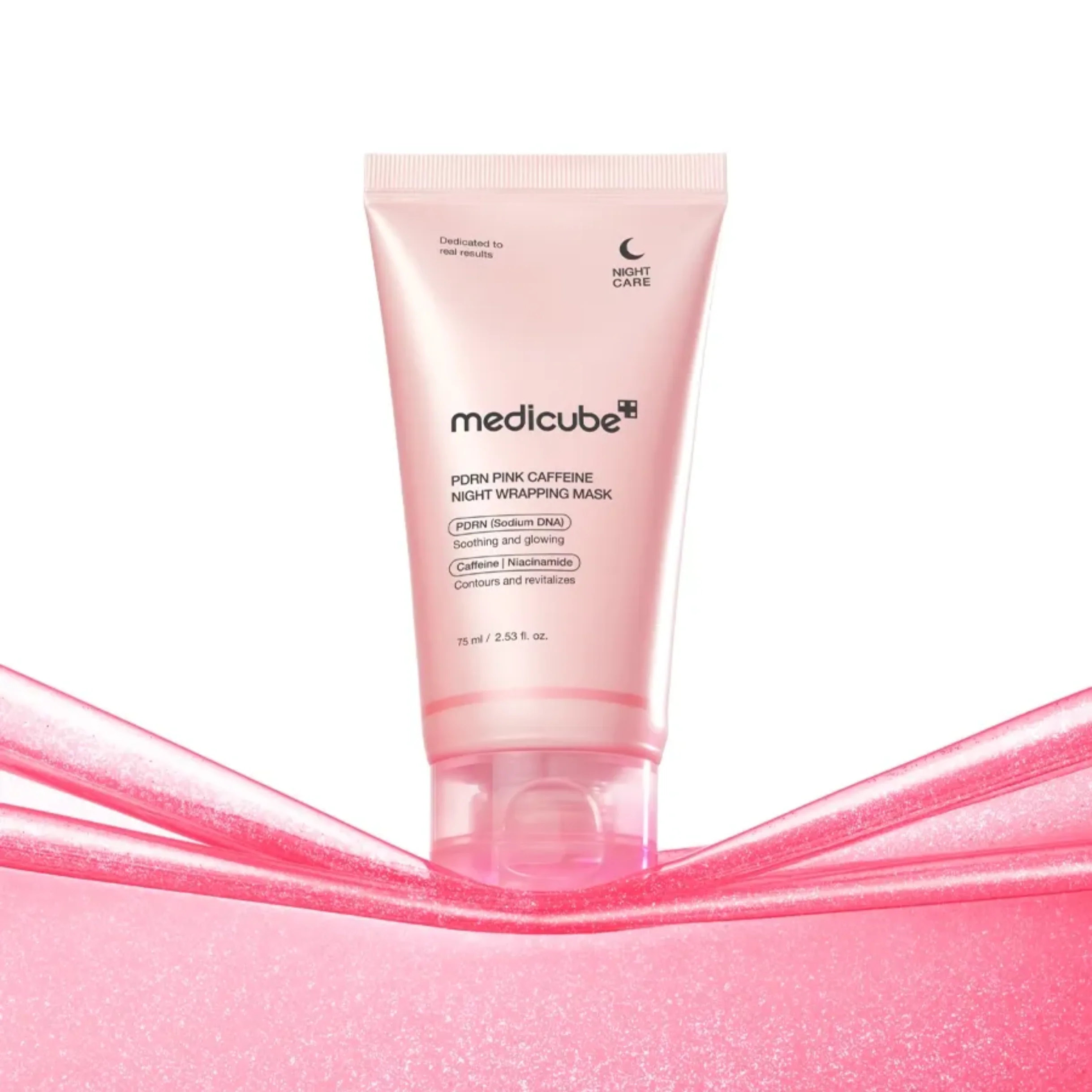 PDRN Pink Caffeine Night Wrapping Mask 75ml - Image 2