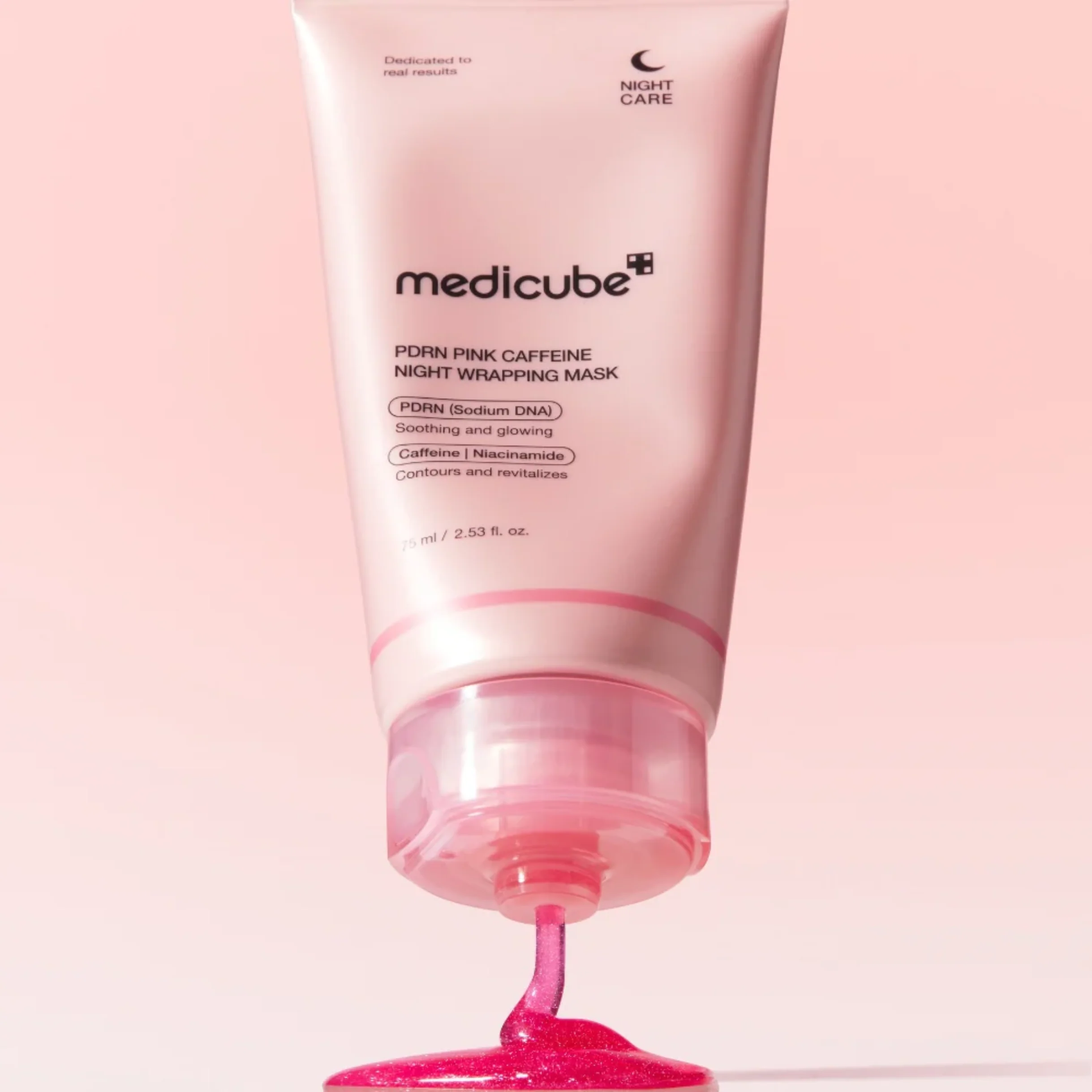 PDRN Pink Caffeine Night Wrapping Mask 75ml - Image 3