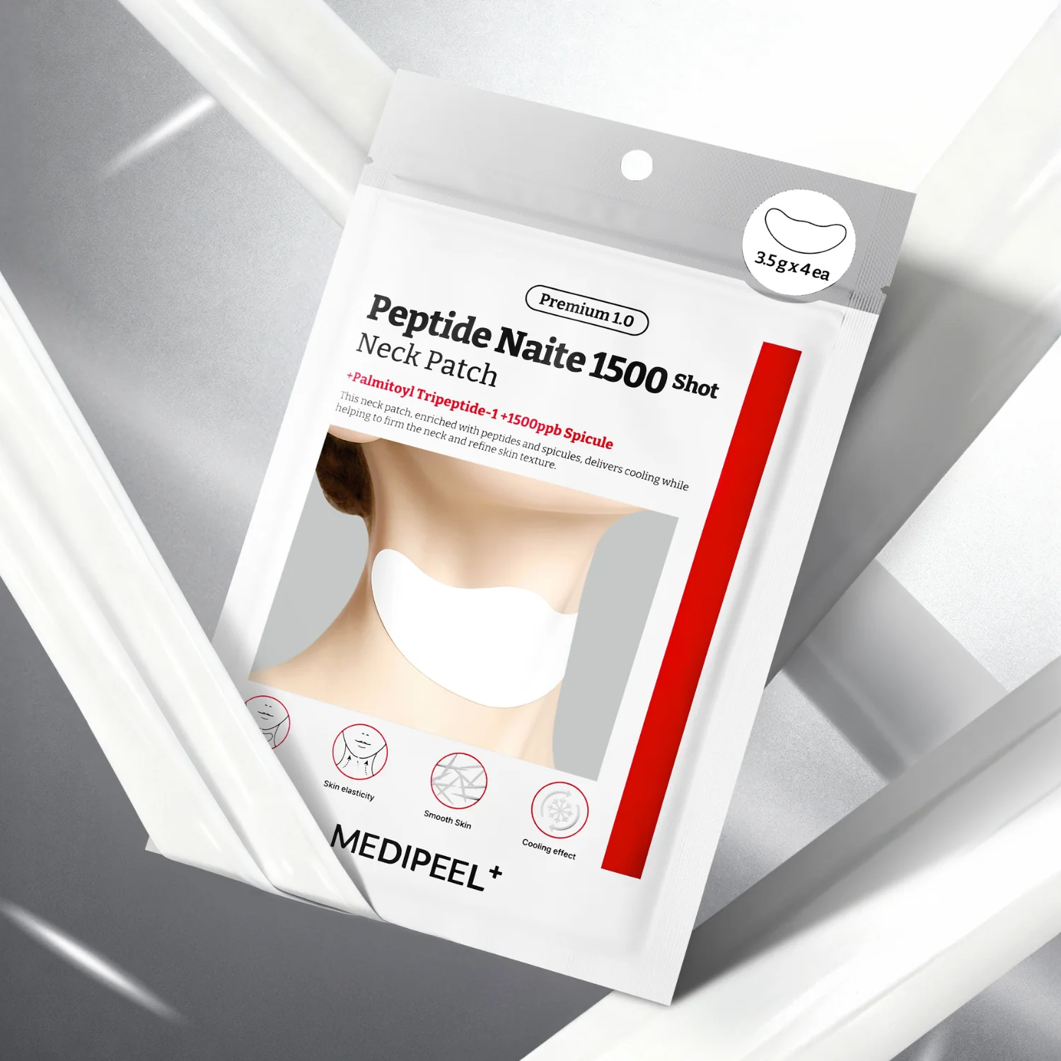 Premium Peptide Naite 1500 Shot Neck Patch 4pc - Image 2
