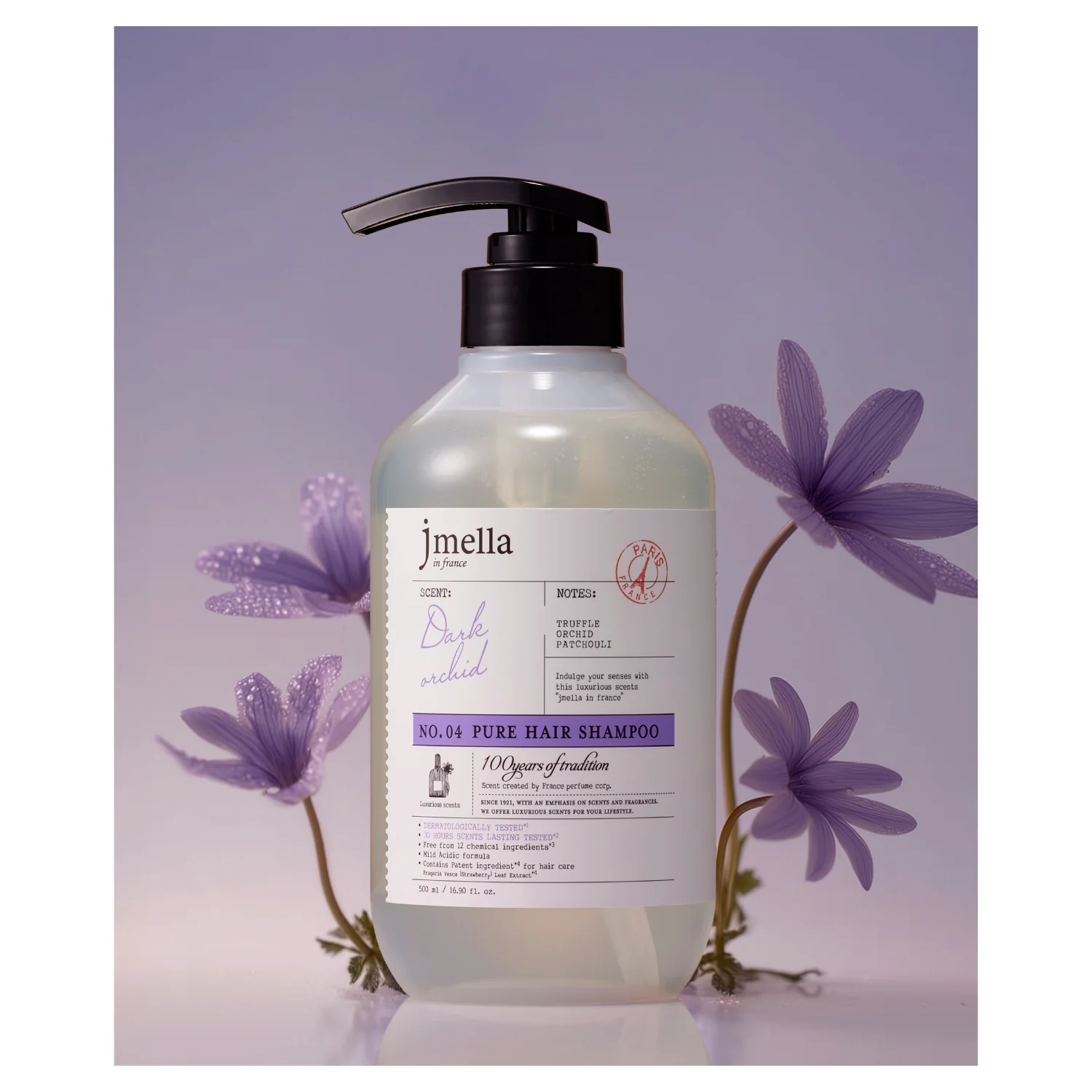 Pure Dark Orchid Hair Shampoo [500ml] - Image 2