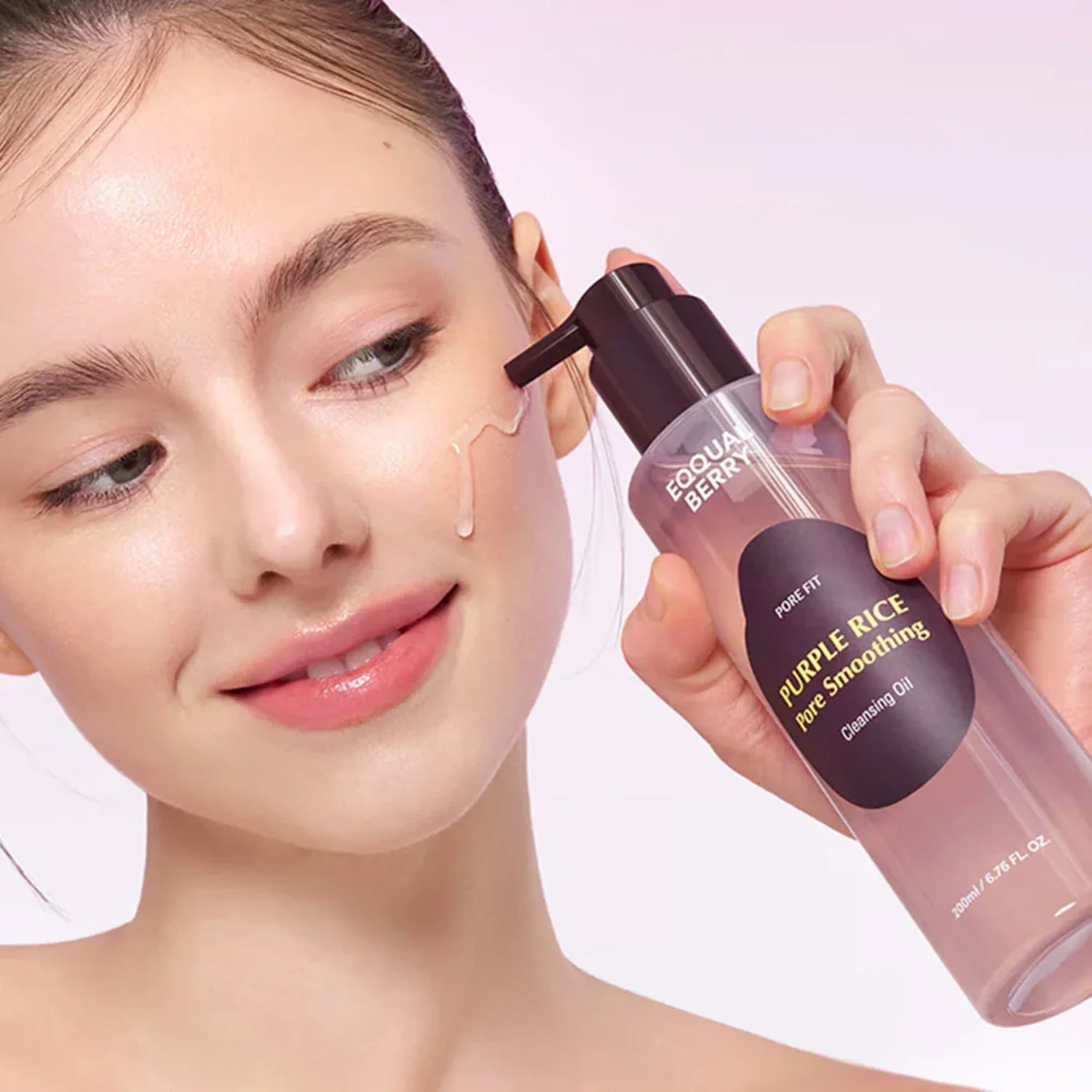 Purple Rice Pore Smoothing Cleansing Oil 200ml - Image 3