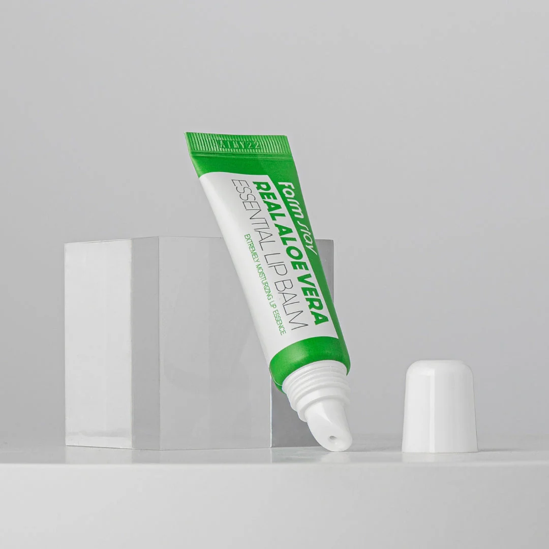 Real Aloe Vera Essential Lip Balm 10ml - Image 2