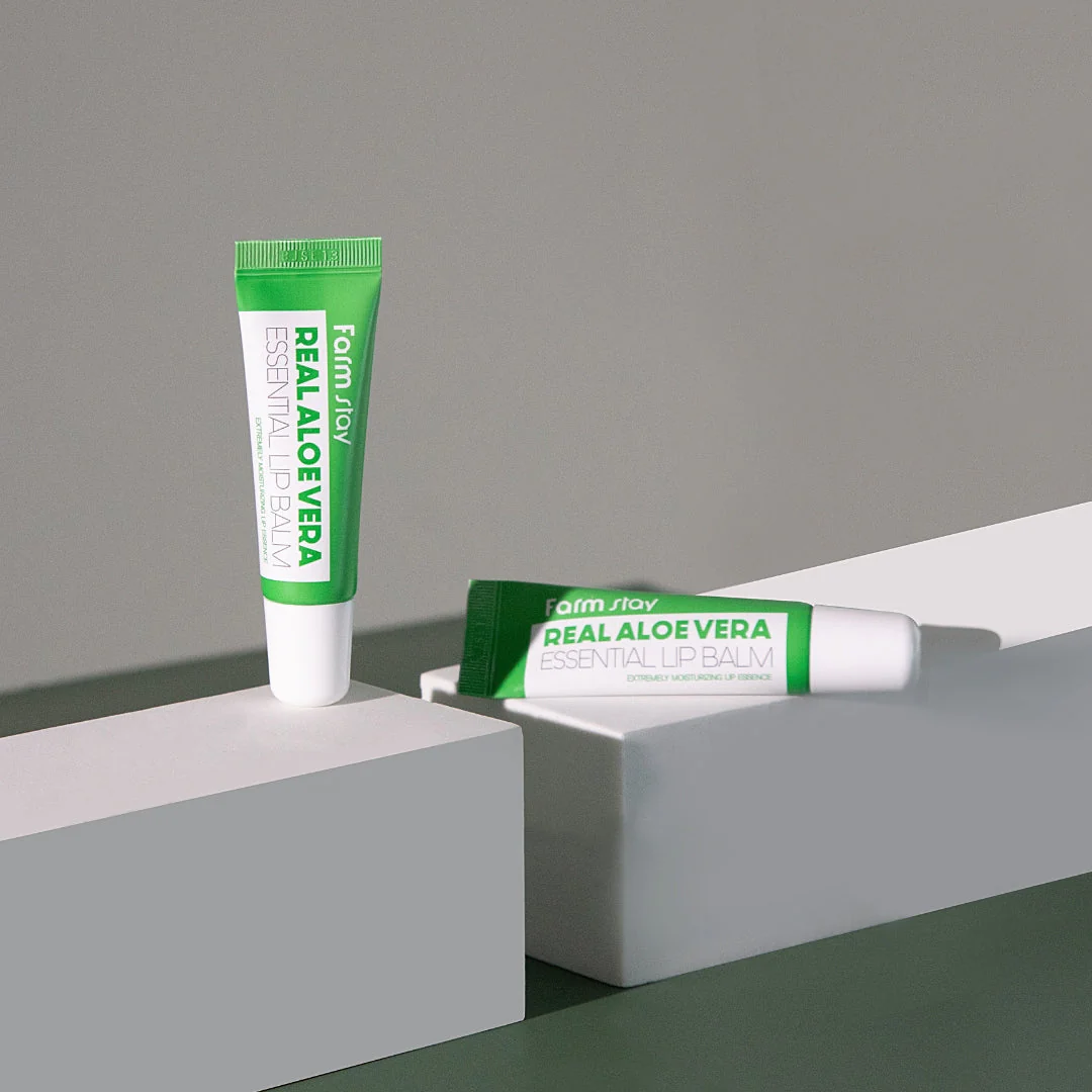 Real Aloe Vera Essential Lip Balm 10ml - Image 3