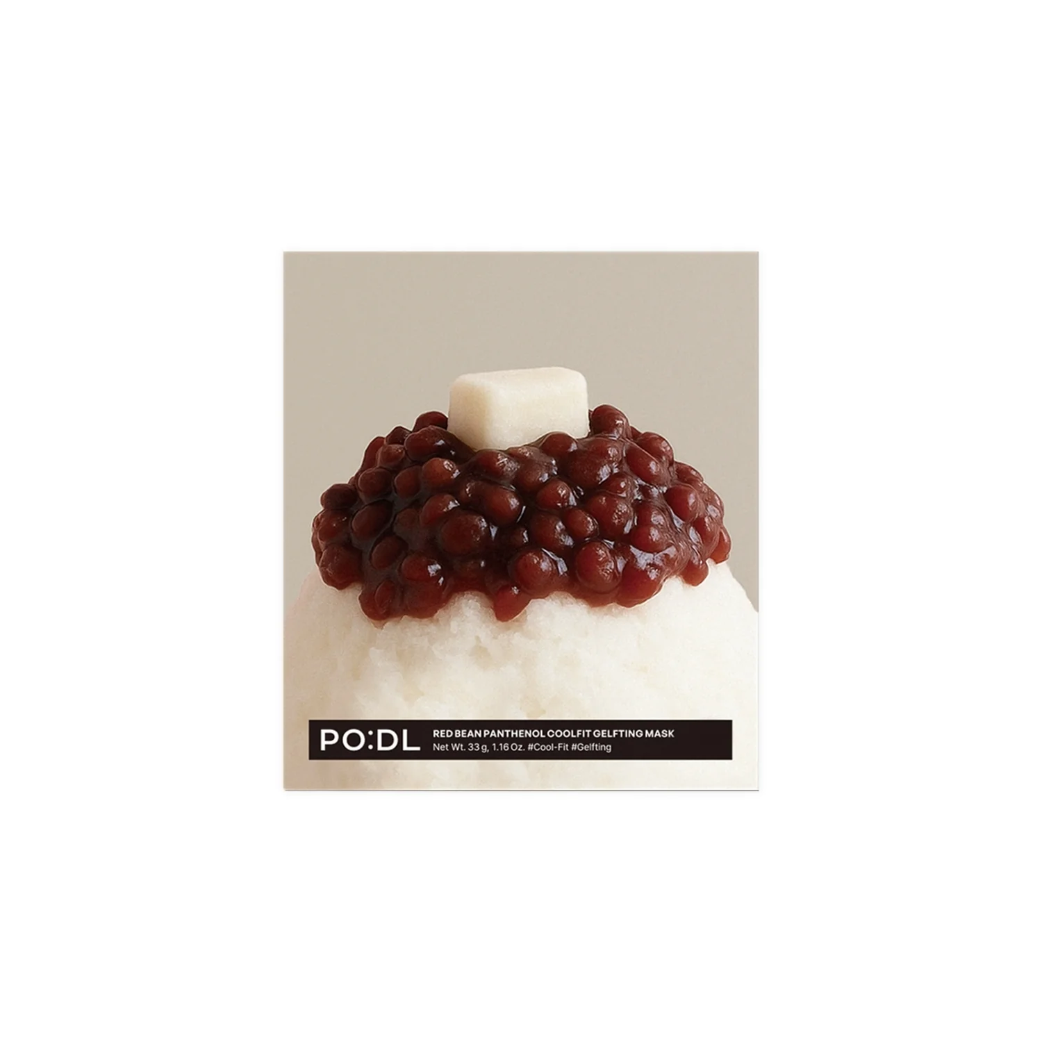 Red Bean Panthenol Coolfit Gelfting Mask [1pc]