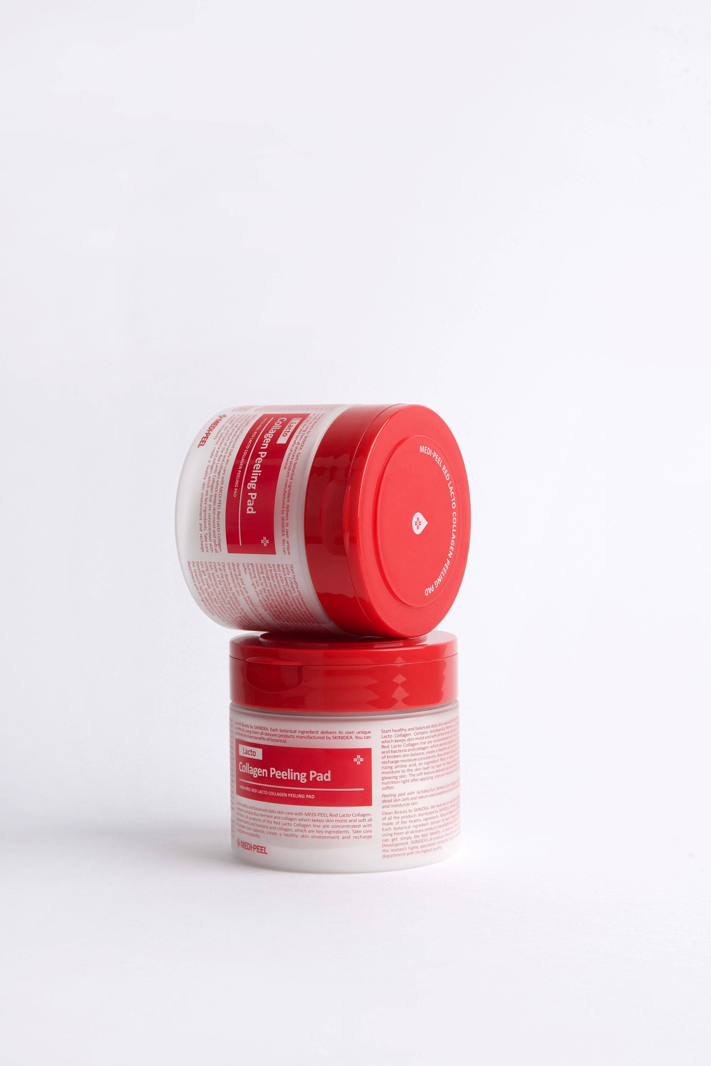 Red Lacto Collagen Peeling Pad 70pcs - Image 3