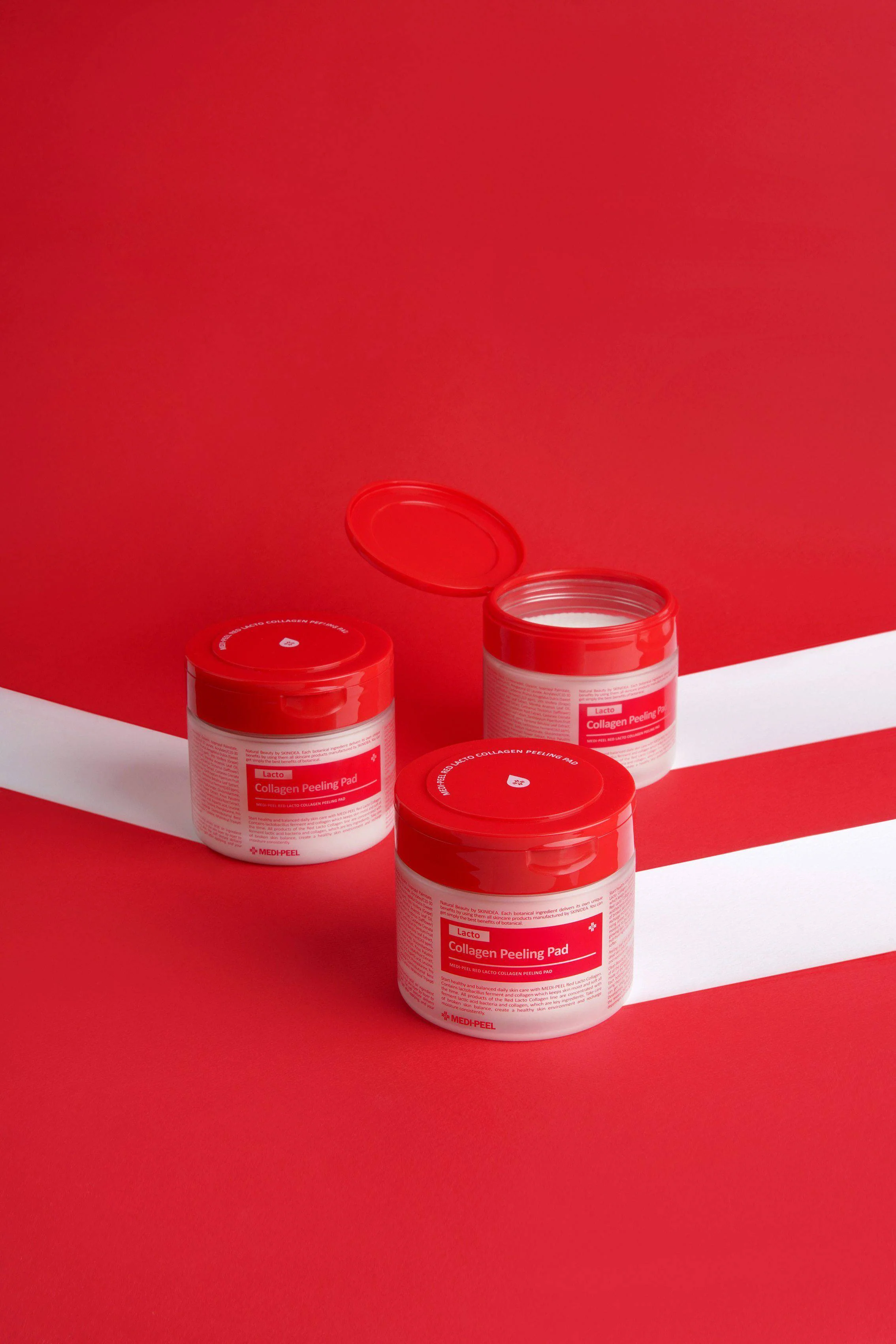 Red Lacto Collagen Peeling Pad 70pcs - Image 4