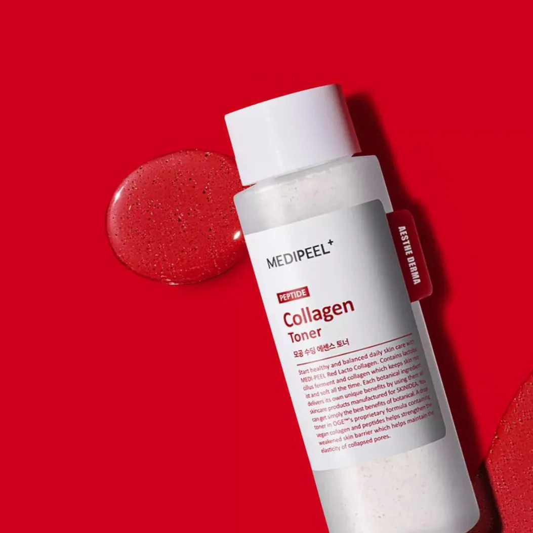 Red Lacto Collagen Soothing Essence Toner 200ml - Image 3