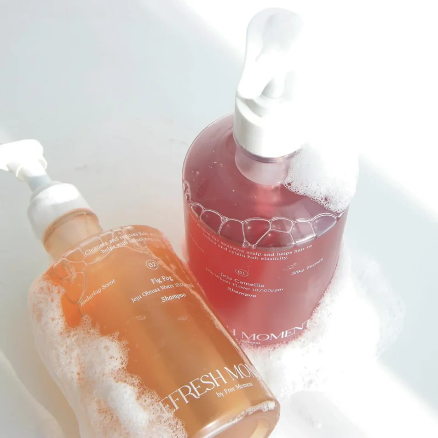 Refresh Moment Perfume Shampoo 01 Jeju Camellia 500ml - Image 3