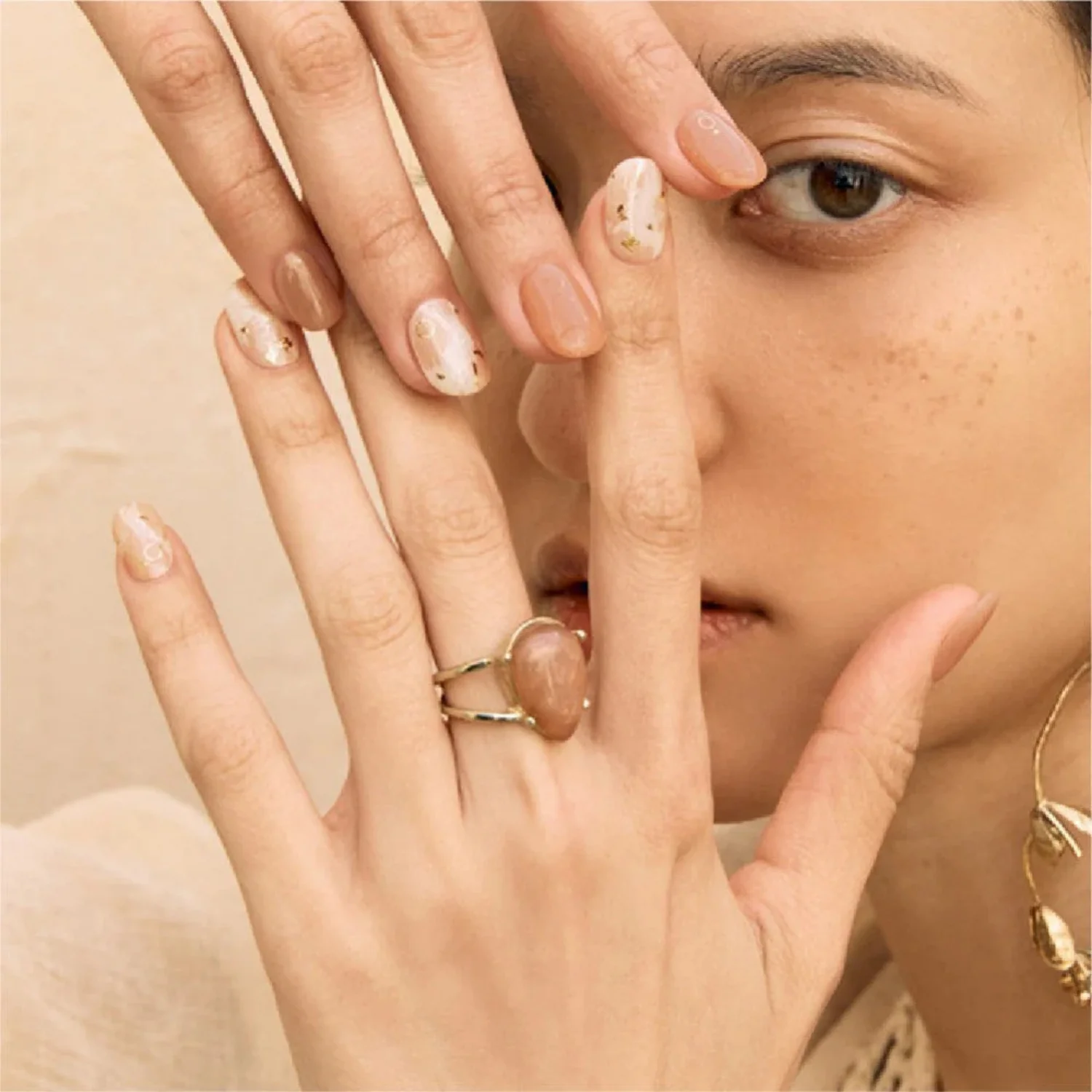 Semi-Cured Gel Nail - N Almond Blossom - Image 2