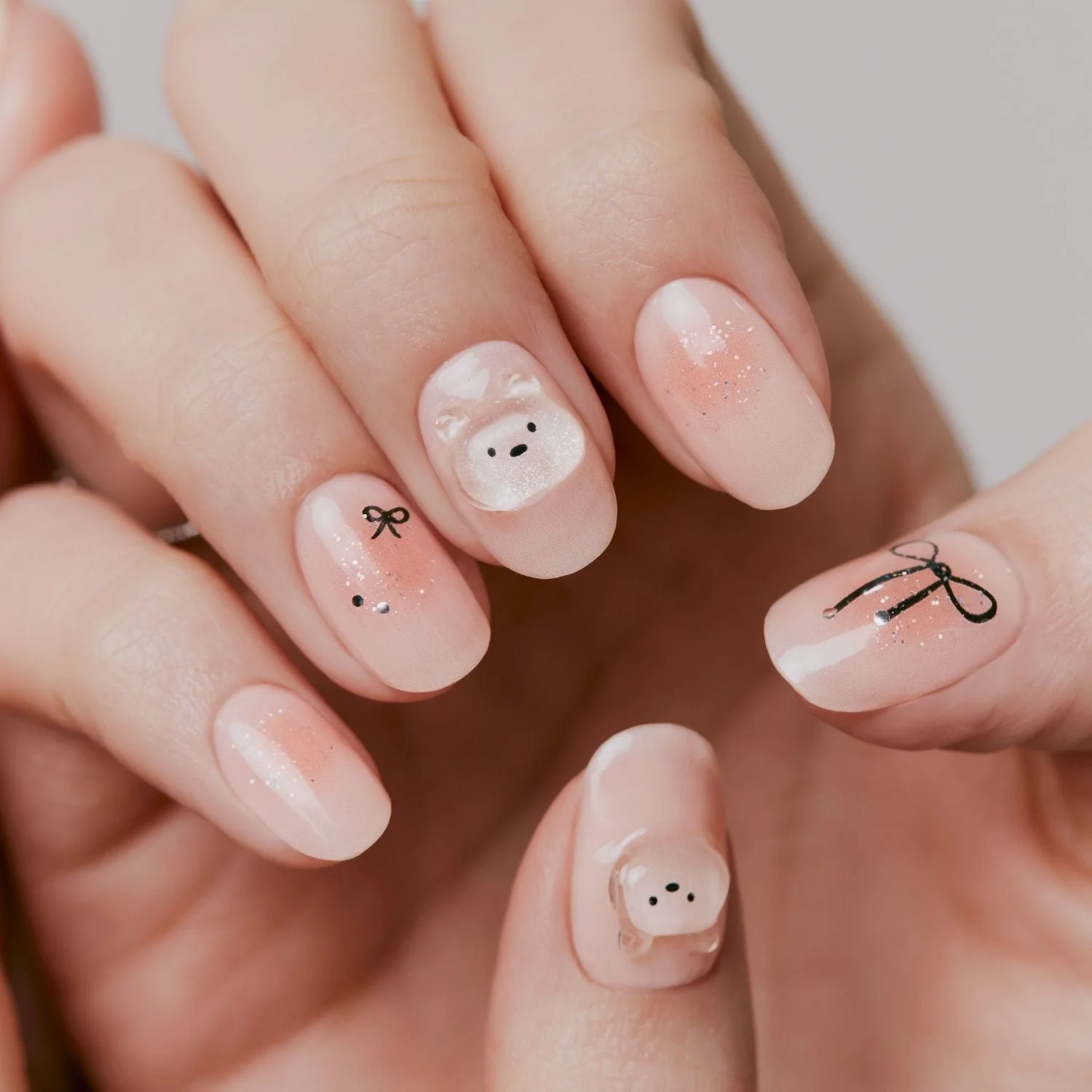 Semi-Cured Gel Nail - N Bear Up - Image 4