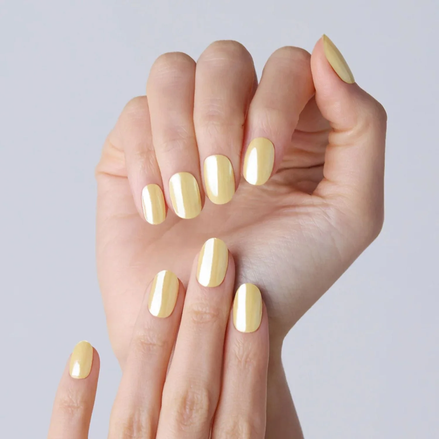 Semi-Cured Gel Nail - N Butter Chrome - Image 3