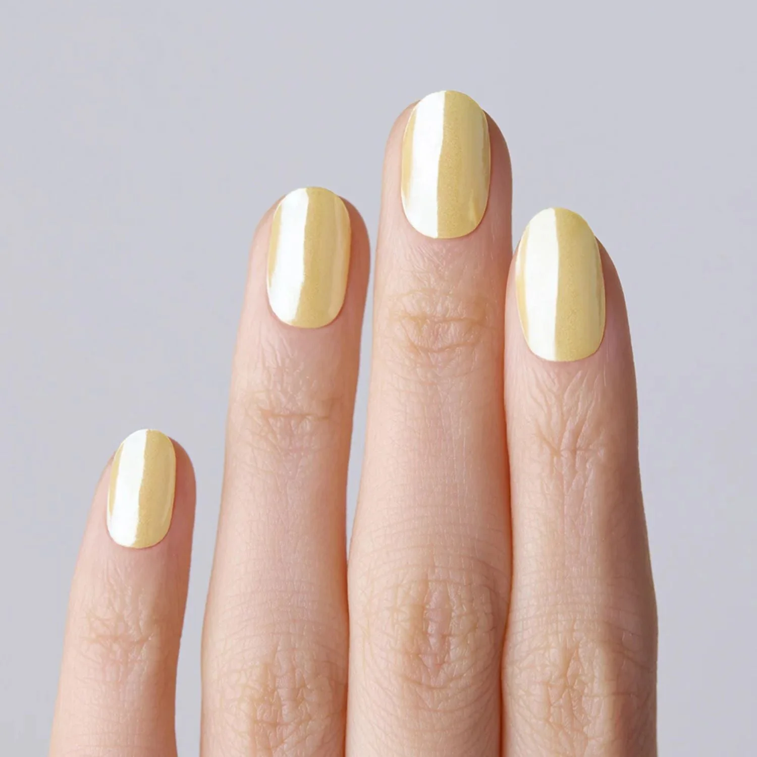 Semi-Cured Gel Nail - N Butter Chrome - Image 5
