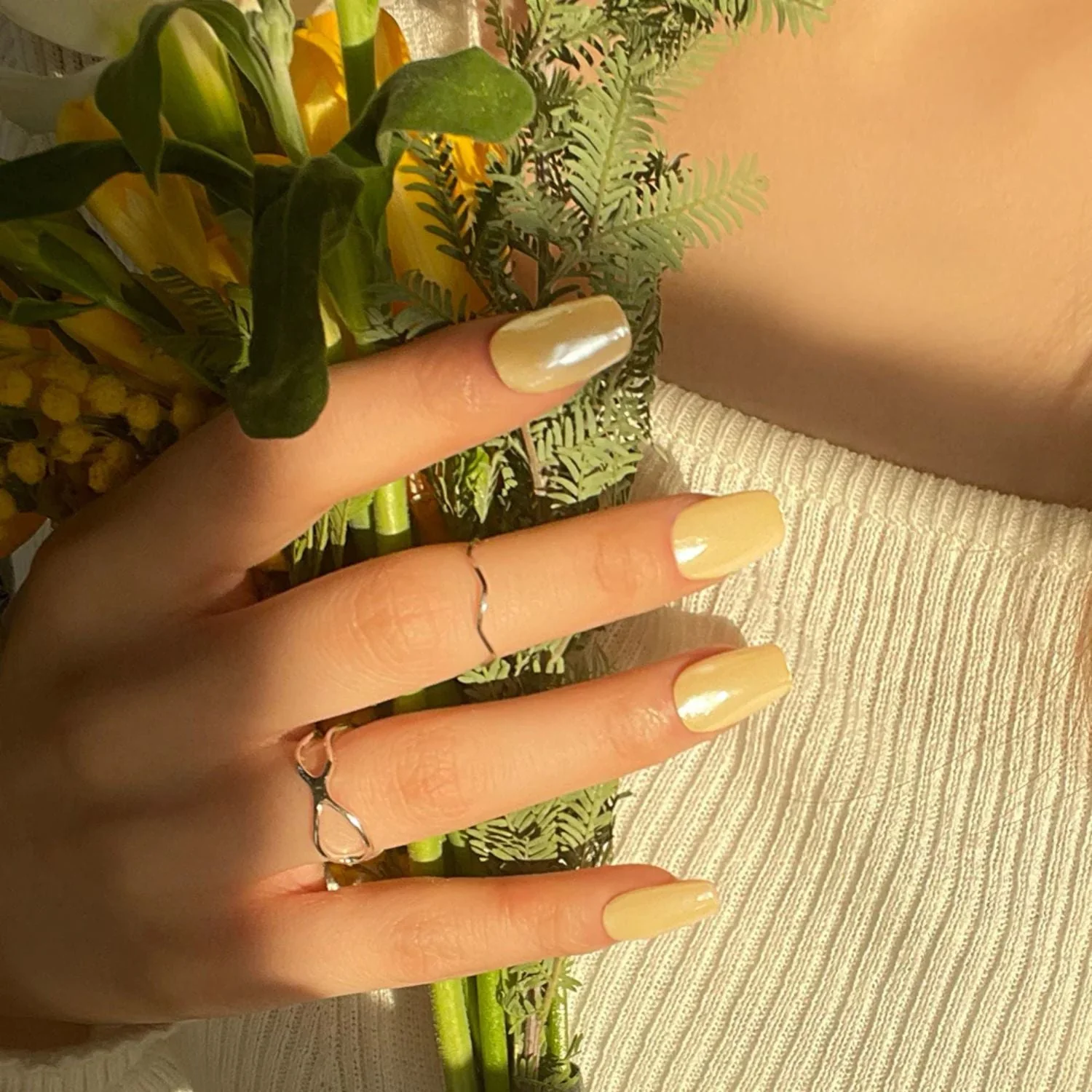Semi-Cured Gel Nail - N Butter Chrome - Image 8