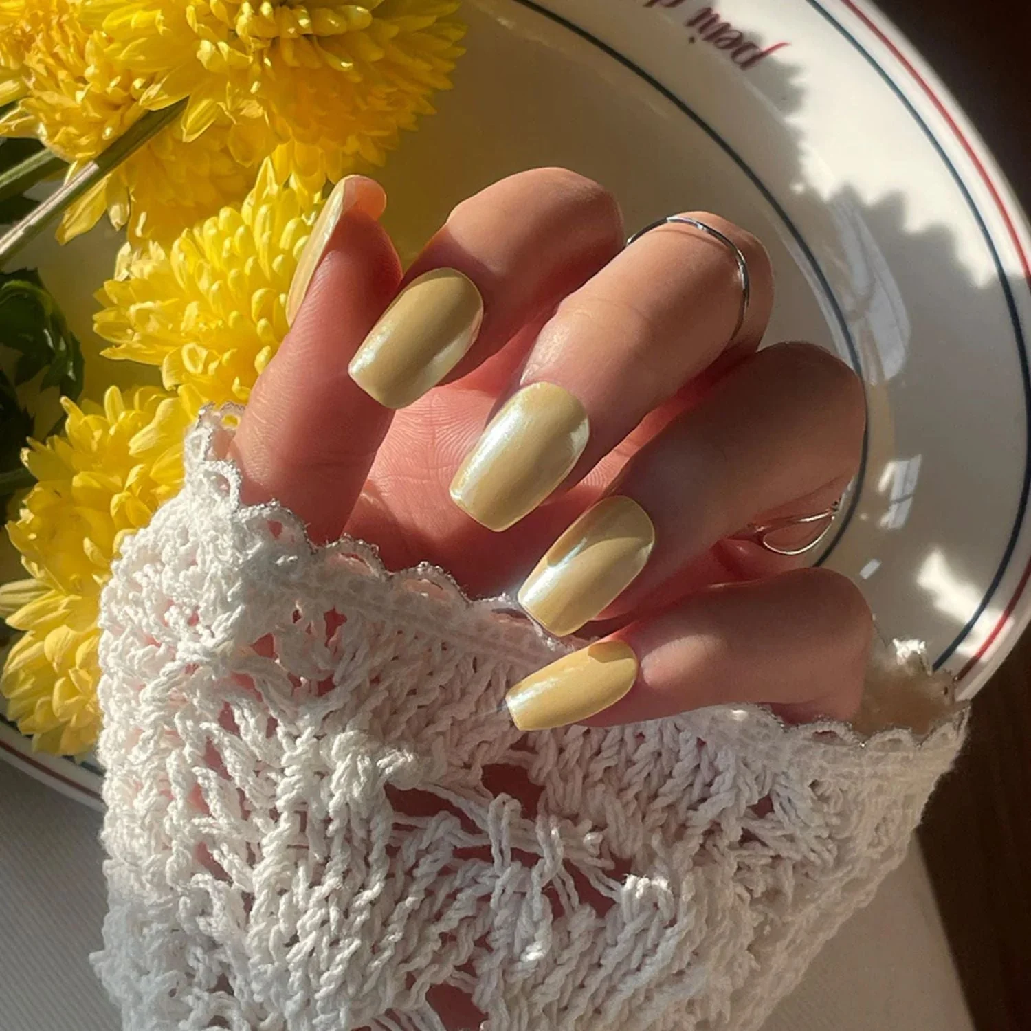 Semi-Cured Gel Nail - N Butter Chrome - Image 9