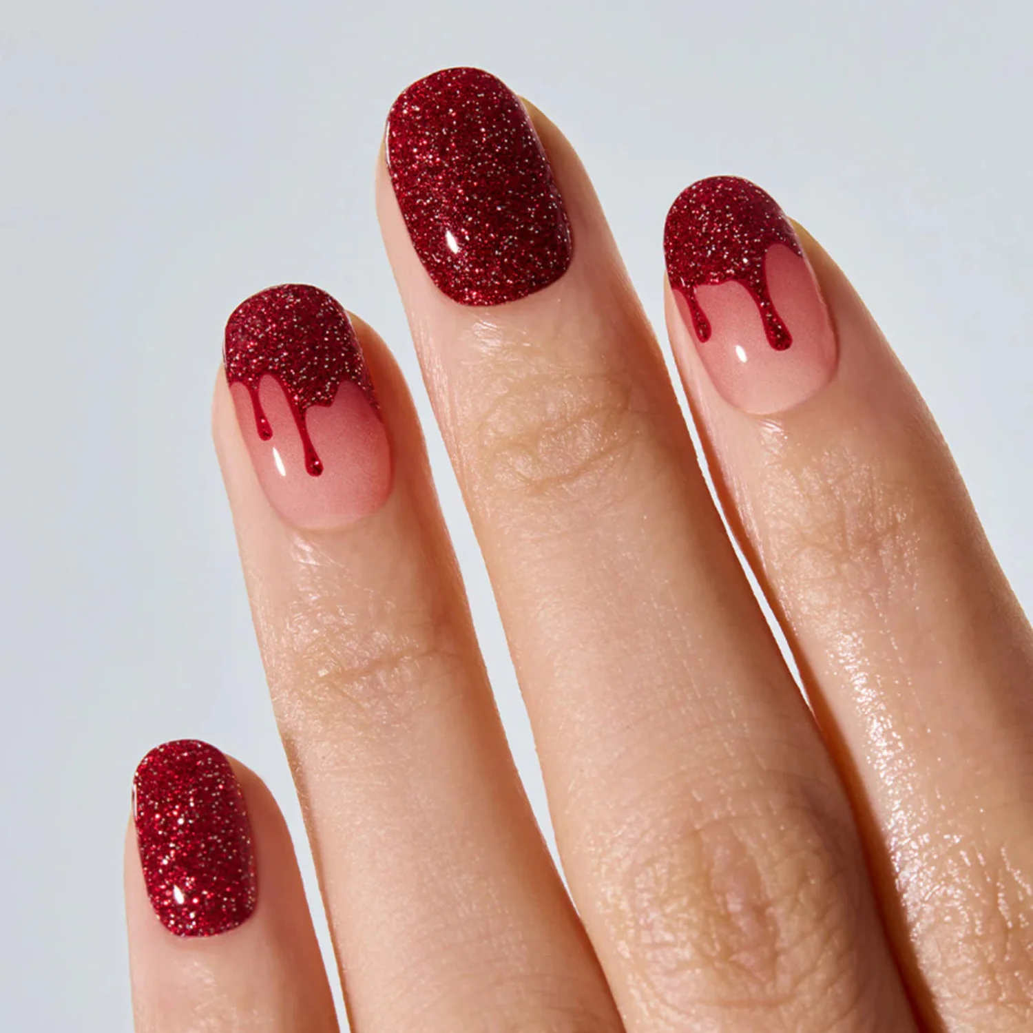 Semi-Cured Gel Nail - N Candy Blood - Image 2