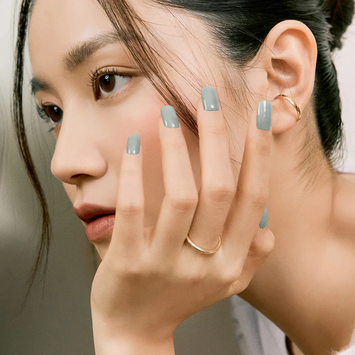 Semi-Cured Gel Nail - N Cream Fog - Image 3