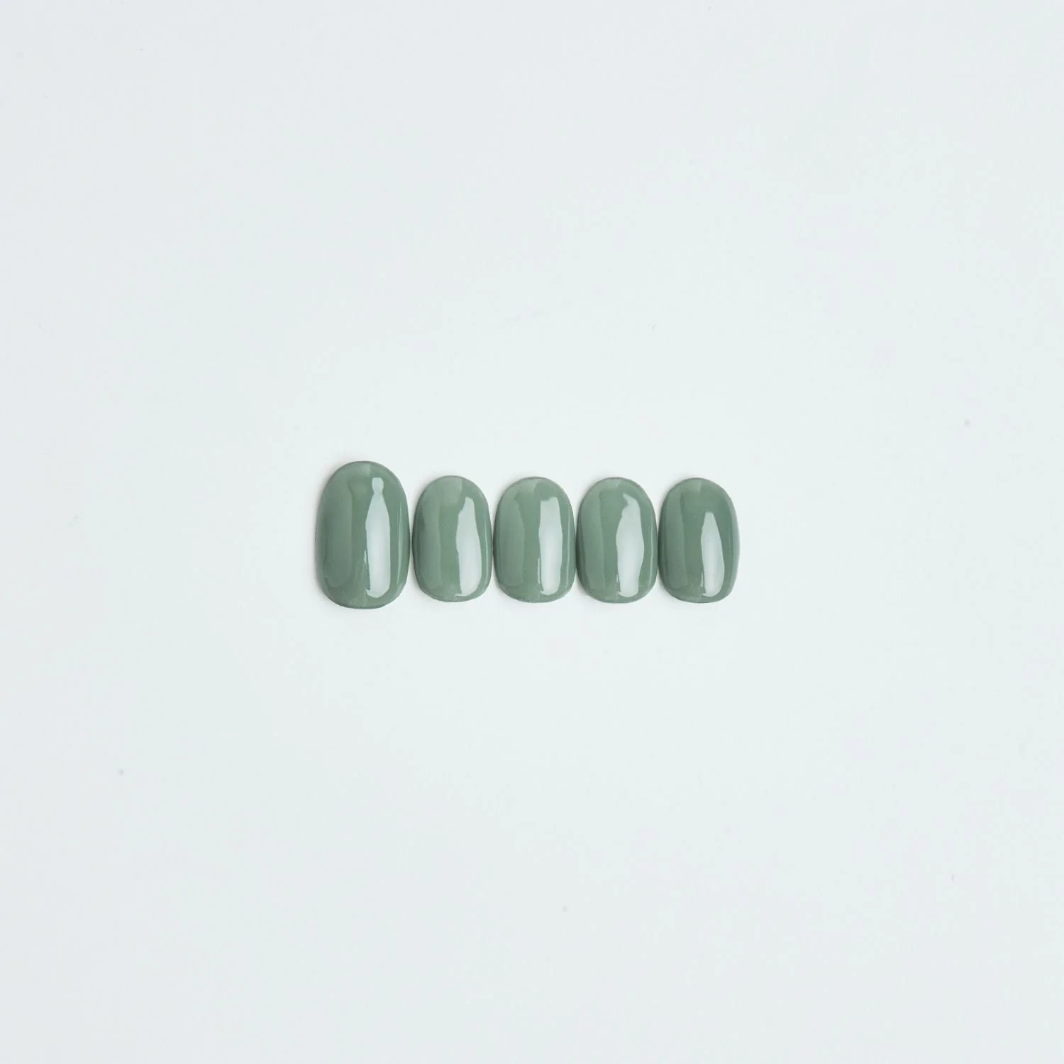 Semi-Cured Gel Nail - N Cream Leaf - Image 2