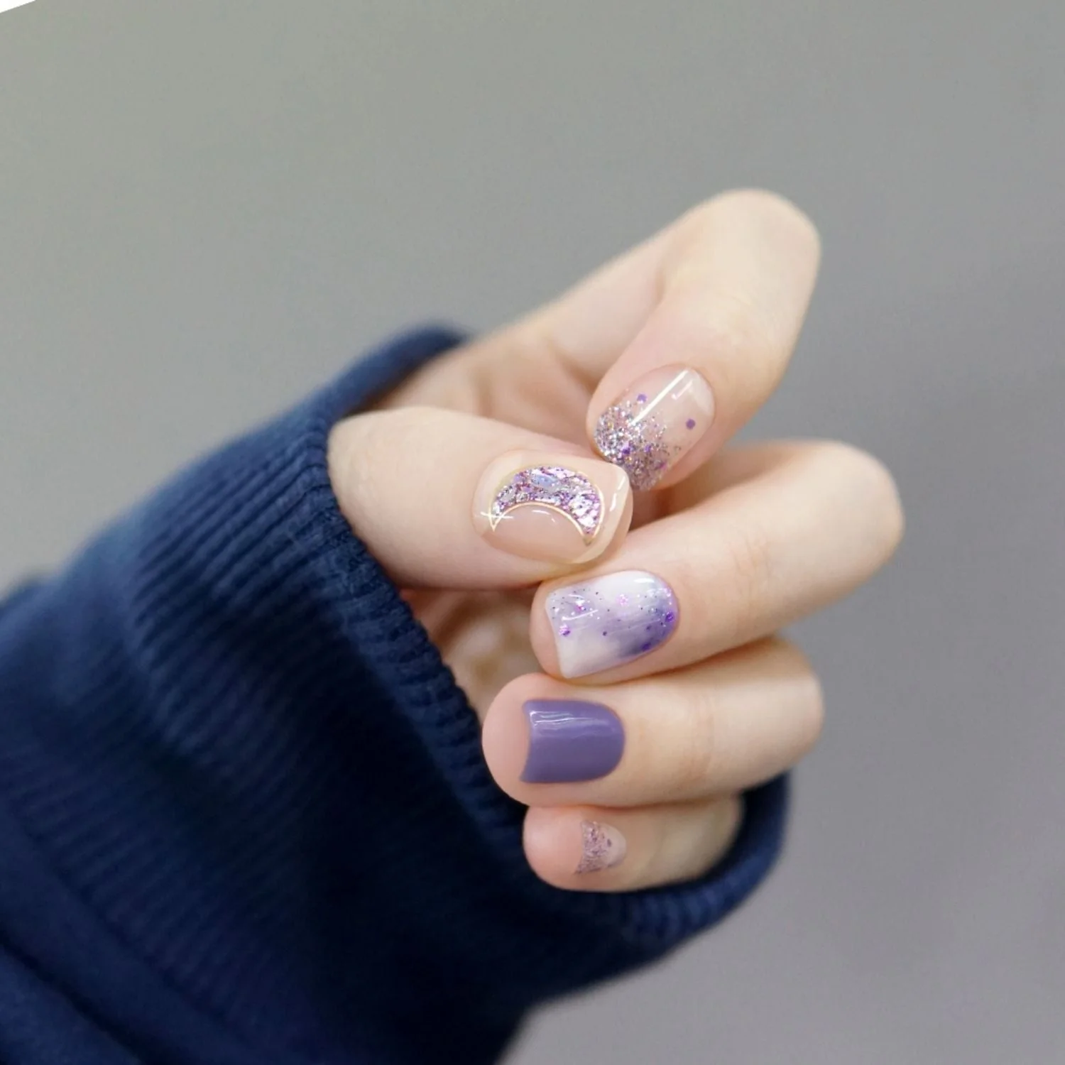 Semi-Cured Gel Nail - N Goblin Moon - Image 2