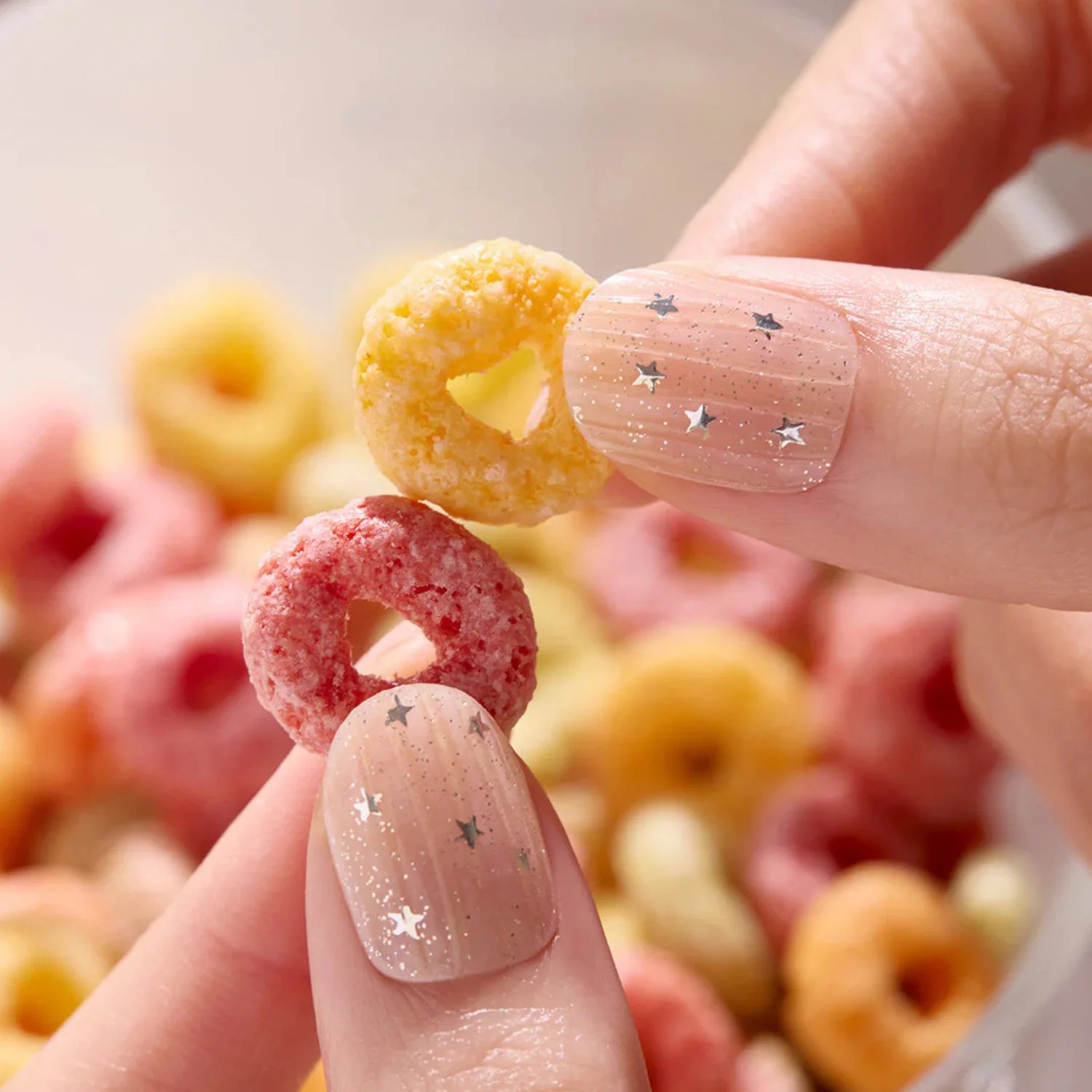 Semi-Cured Gel Nail - N Milky Star - Image 3