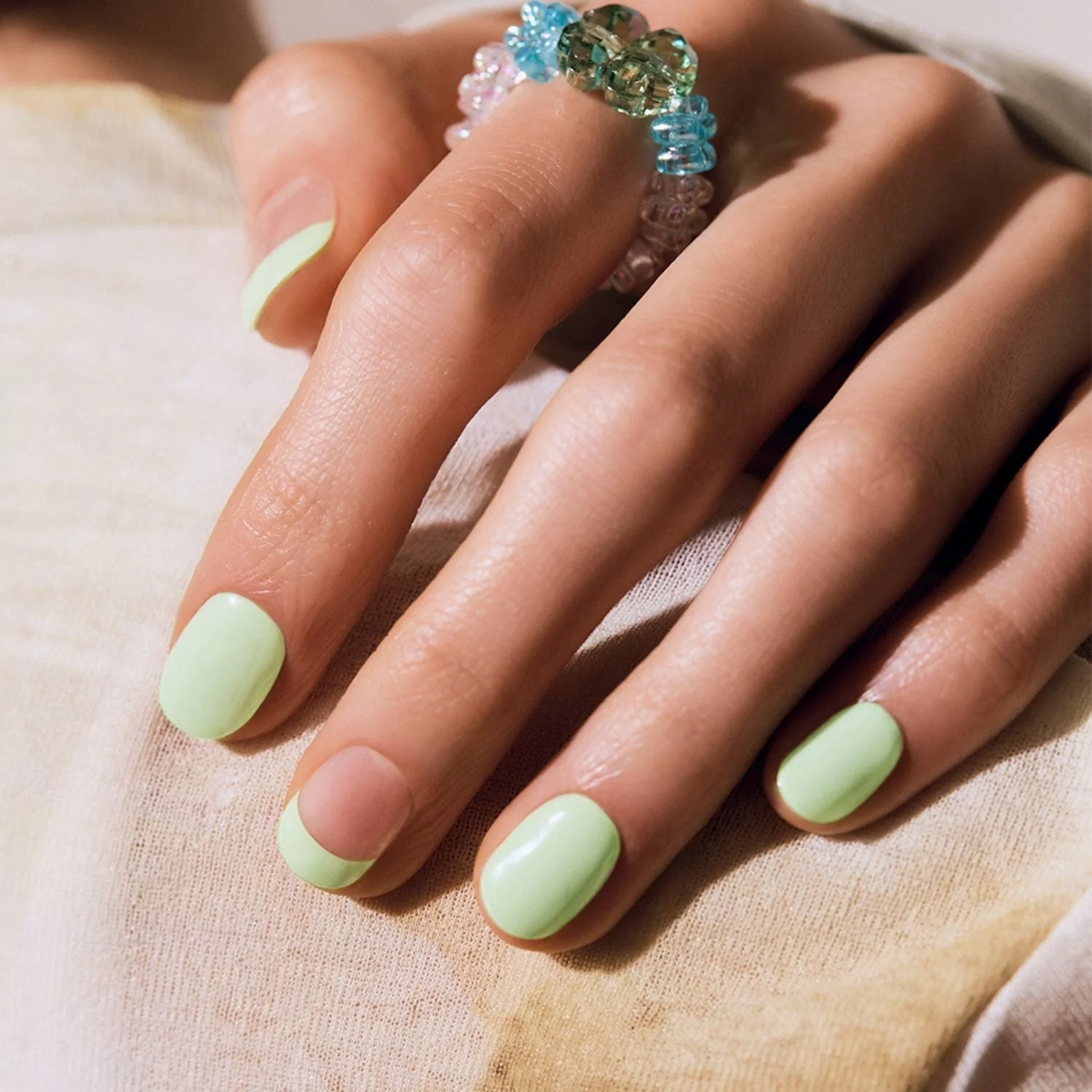 Semi-Cured Gel Nail - N Silky Mint - Image 2