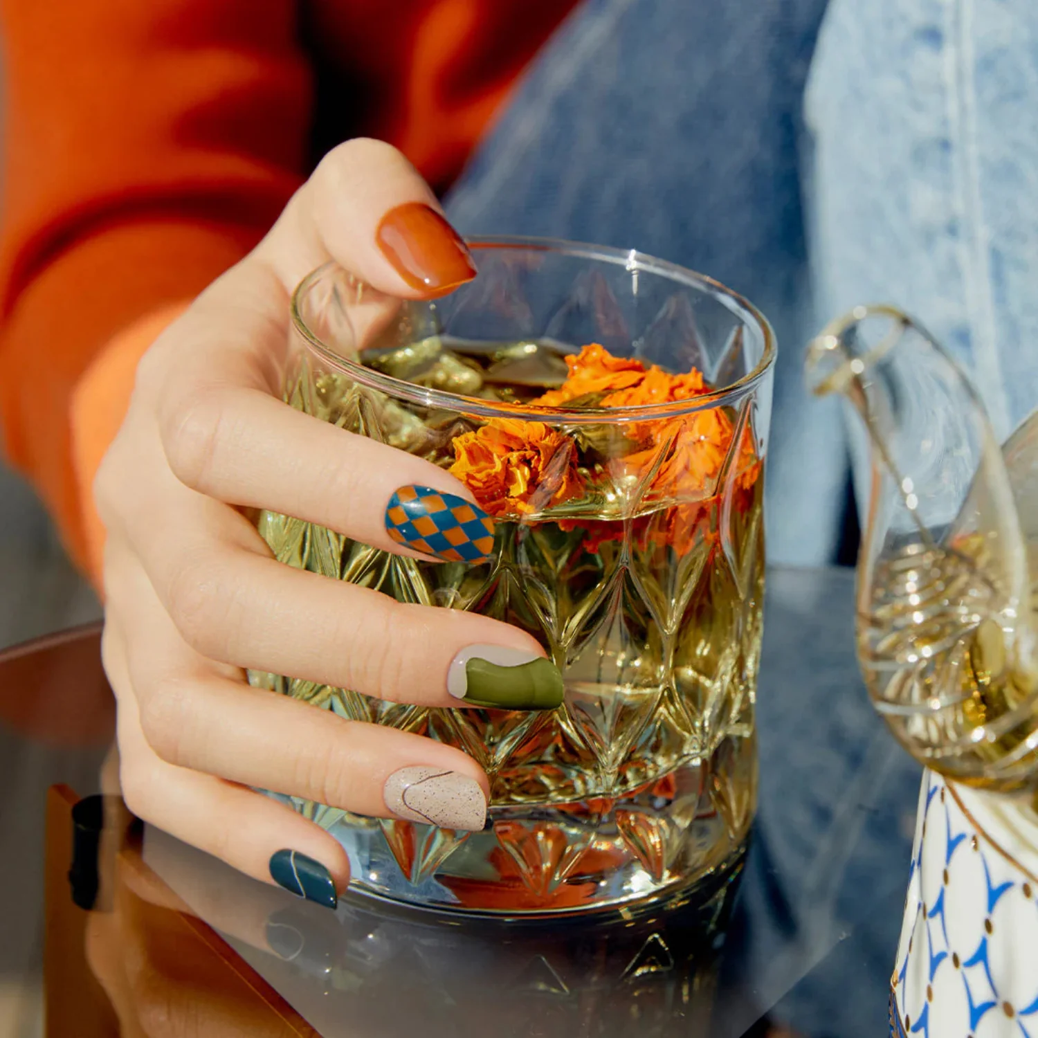 Semi-Cured Gel Nail - N Tea-time - Image 4