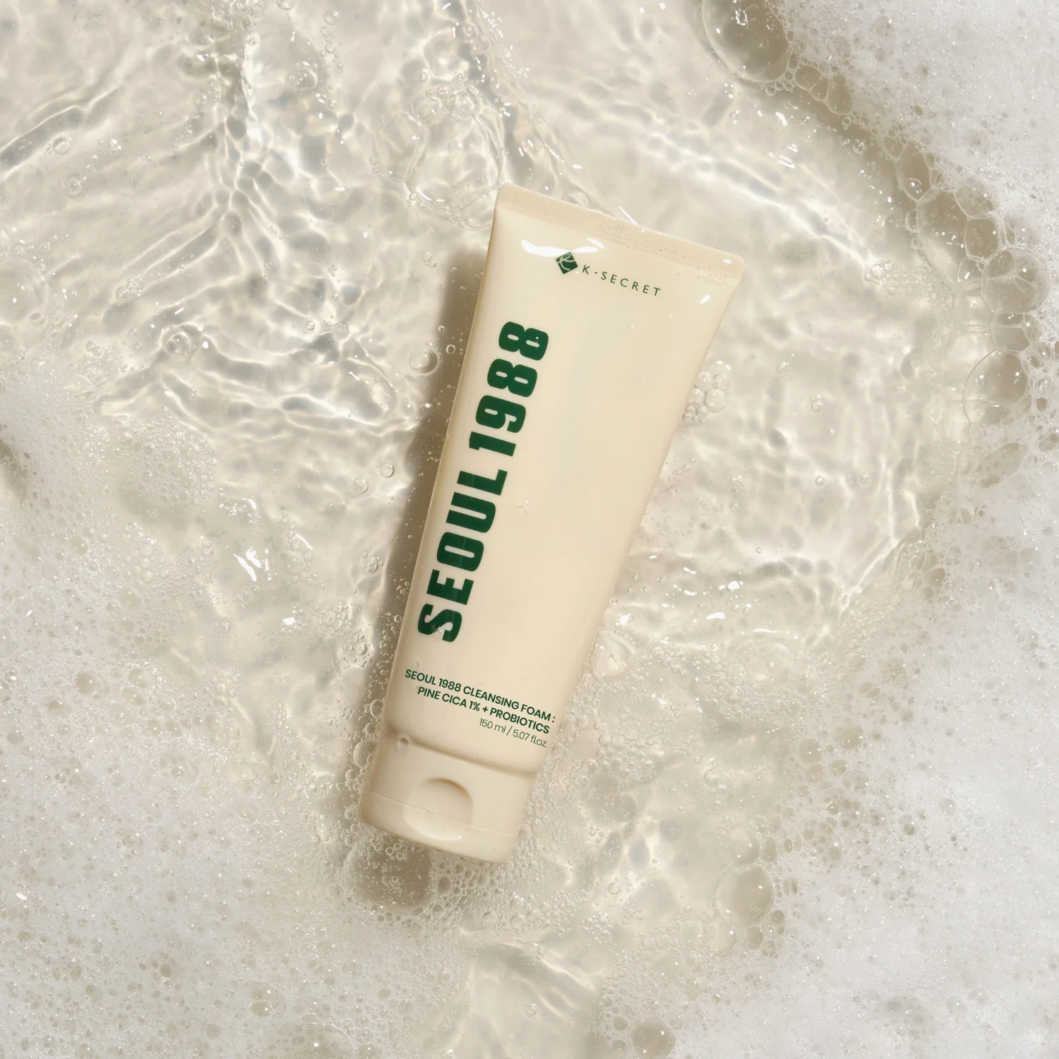 Seoul 1988 Cleansing Foam: Pine Cica 1% + Probiotics 150ml - Image 3