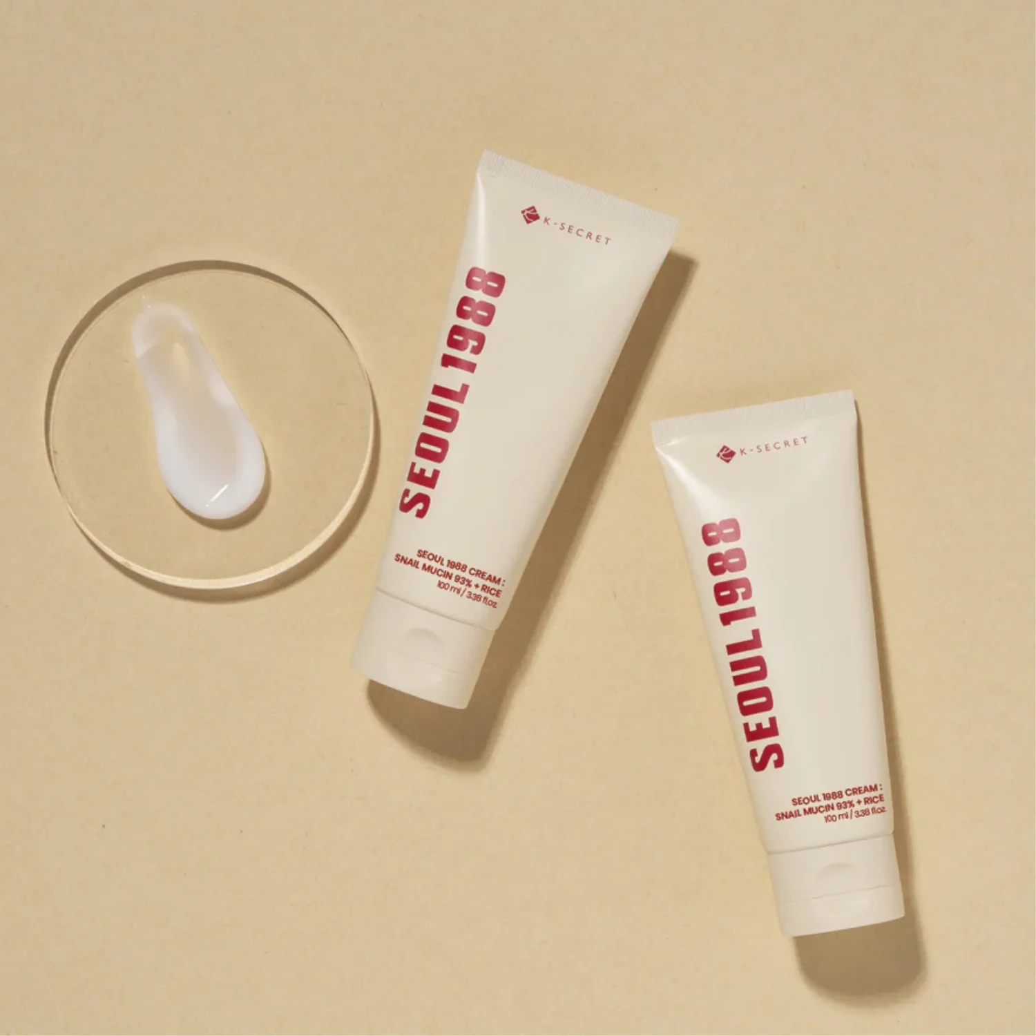 Seoul 1988 Cream : Snail Mucin 93% + Rice 100ml - Image 3