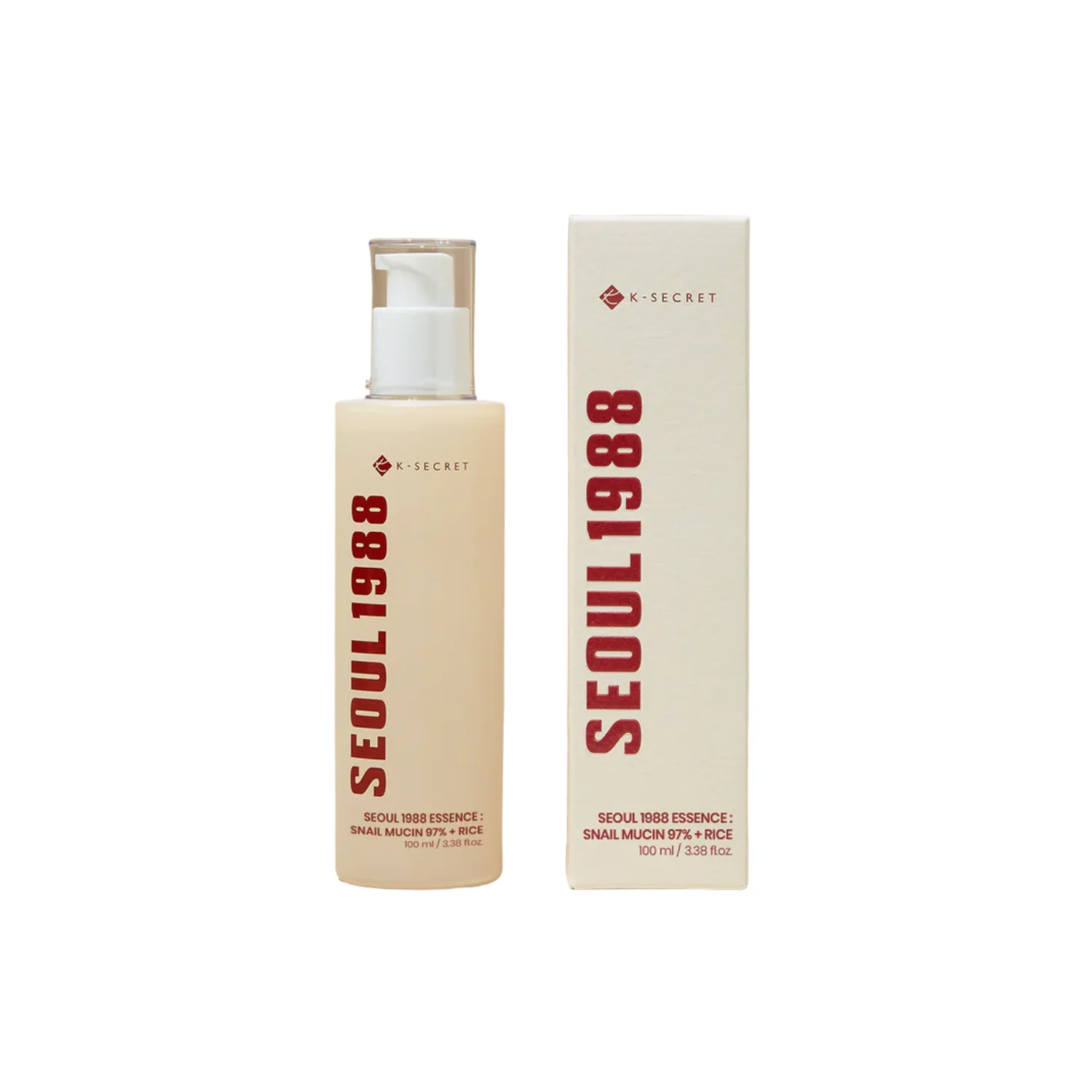 Seoul 1988 Essence : Snail Mucin 97% + Rice 100ml