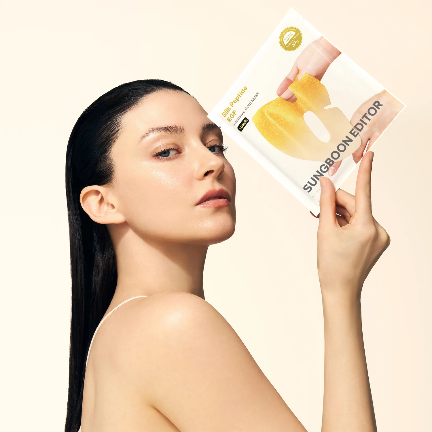 Silk Peptide EGF Intensive Gold Sheet Mask [1pc] - Image 3