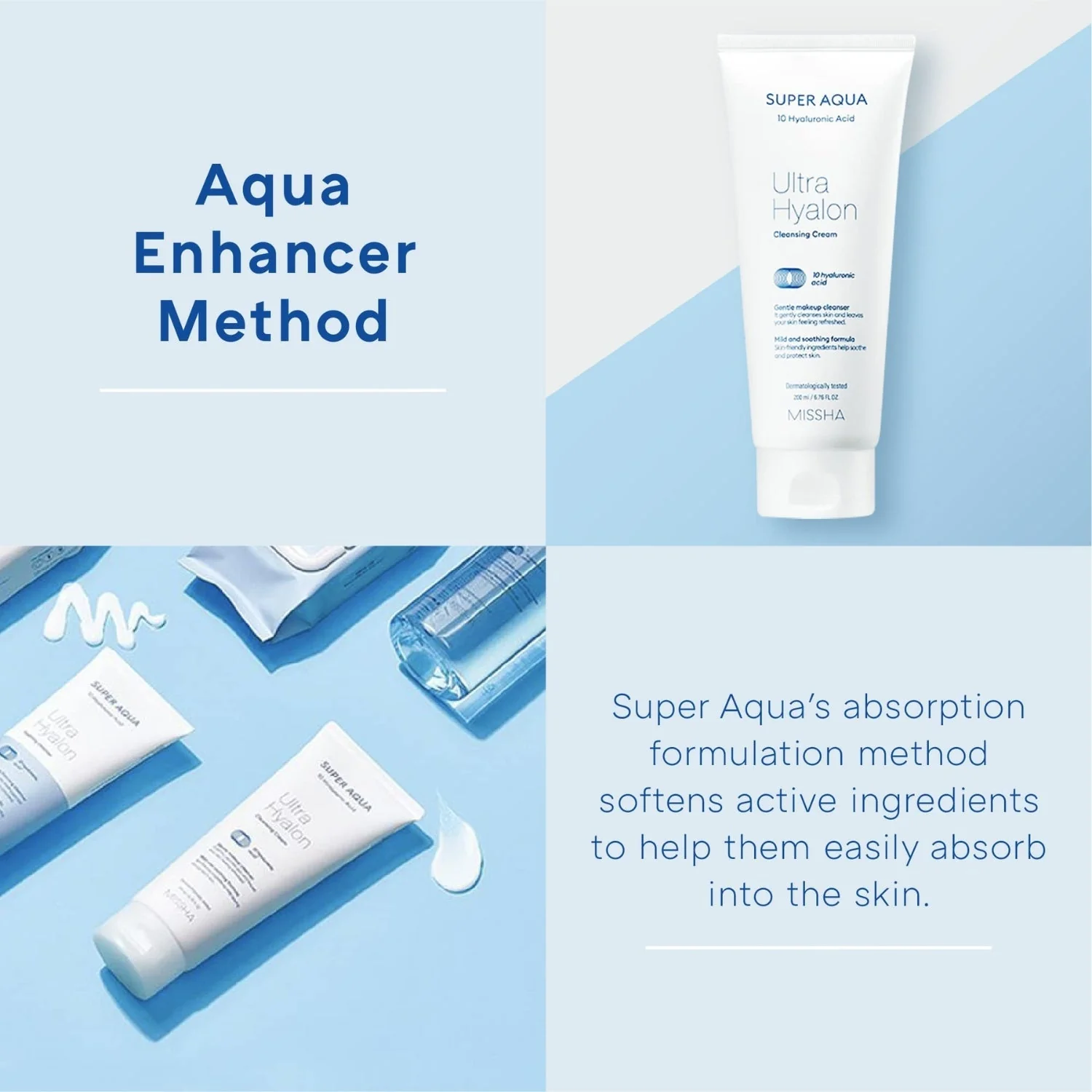 Super Aqua Ultra Hyalron Foaming Cleanser 200ml - Image 3