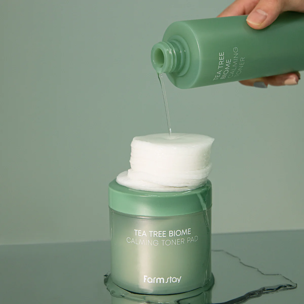 Tea Tree Biome Calming Toner Pad 140ml - Image 3