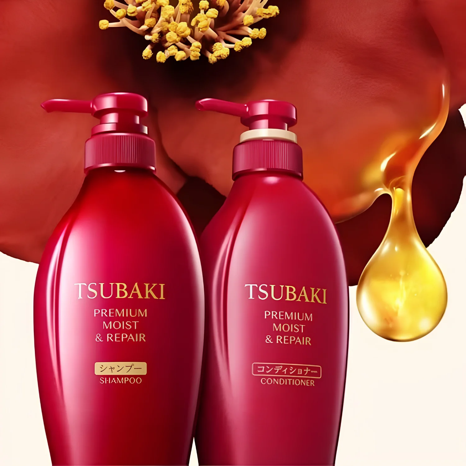 Tsubaki Premium Moist & Repair Shampoo 450ml - Image 2