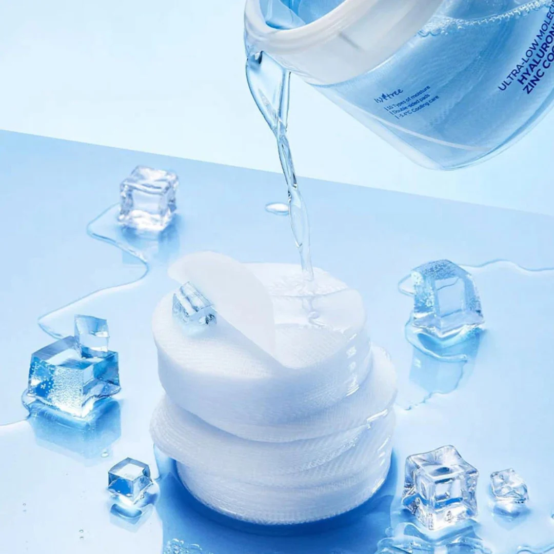 Ultra-Low Molecular Hyaluronic Acid Zinc Cooling Pad 150ml - Image 2