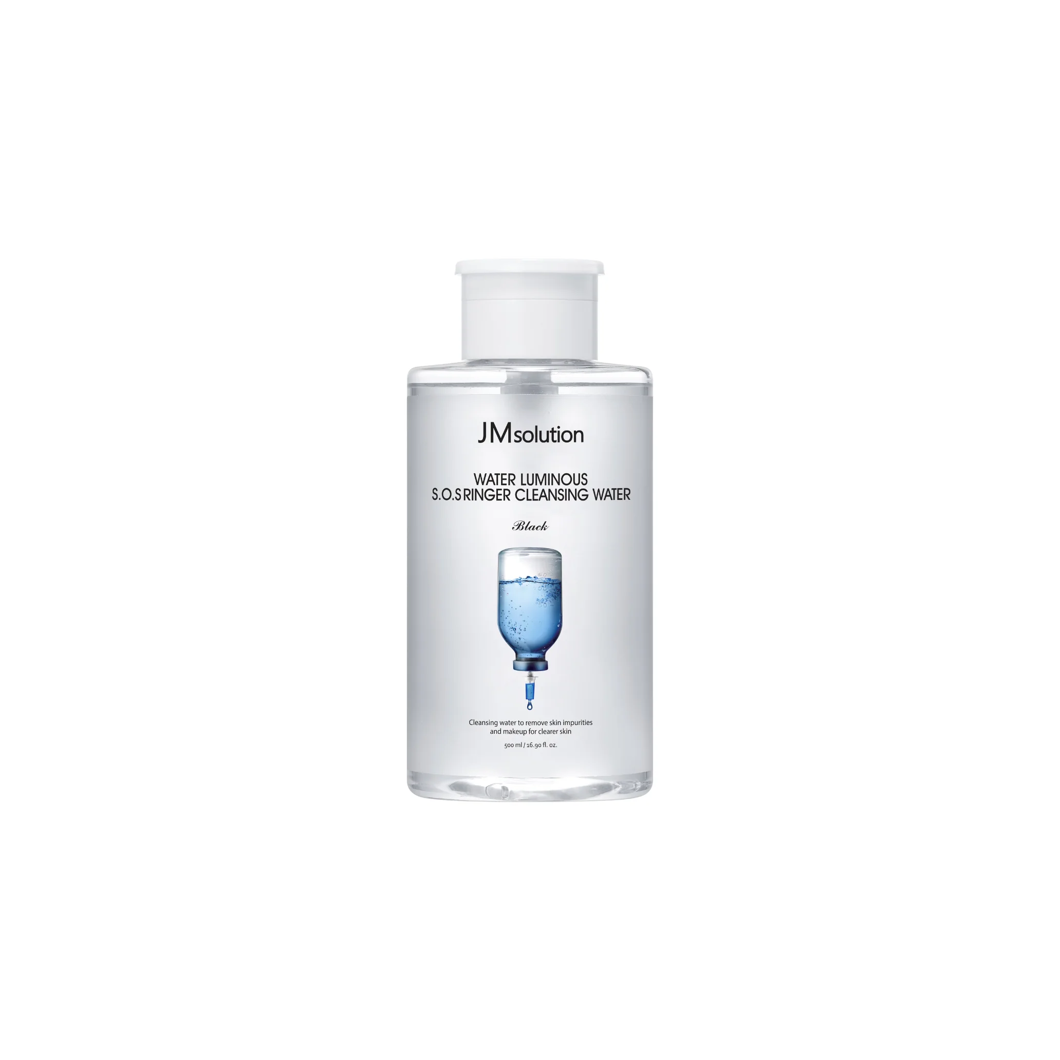 Water Luminous S.O.S Ringer Cleansing Water Black [500ml]