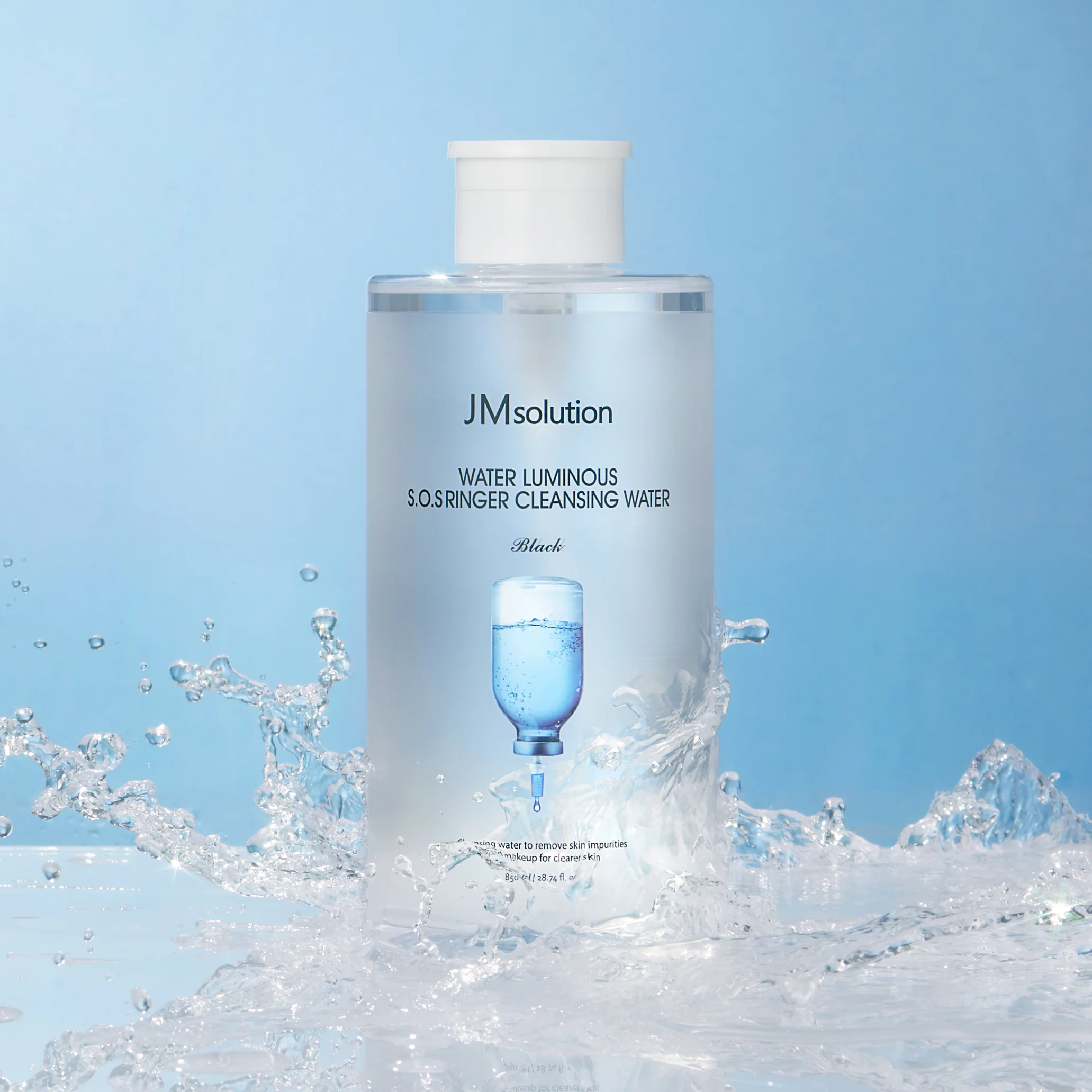 Water Luminous S.O.S Ringer Cleansing Water Black [500ml] - Image 2
