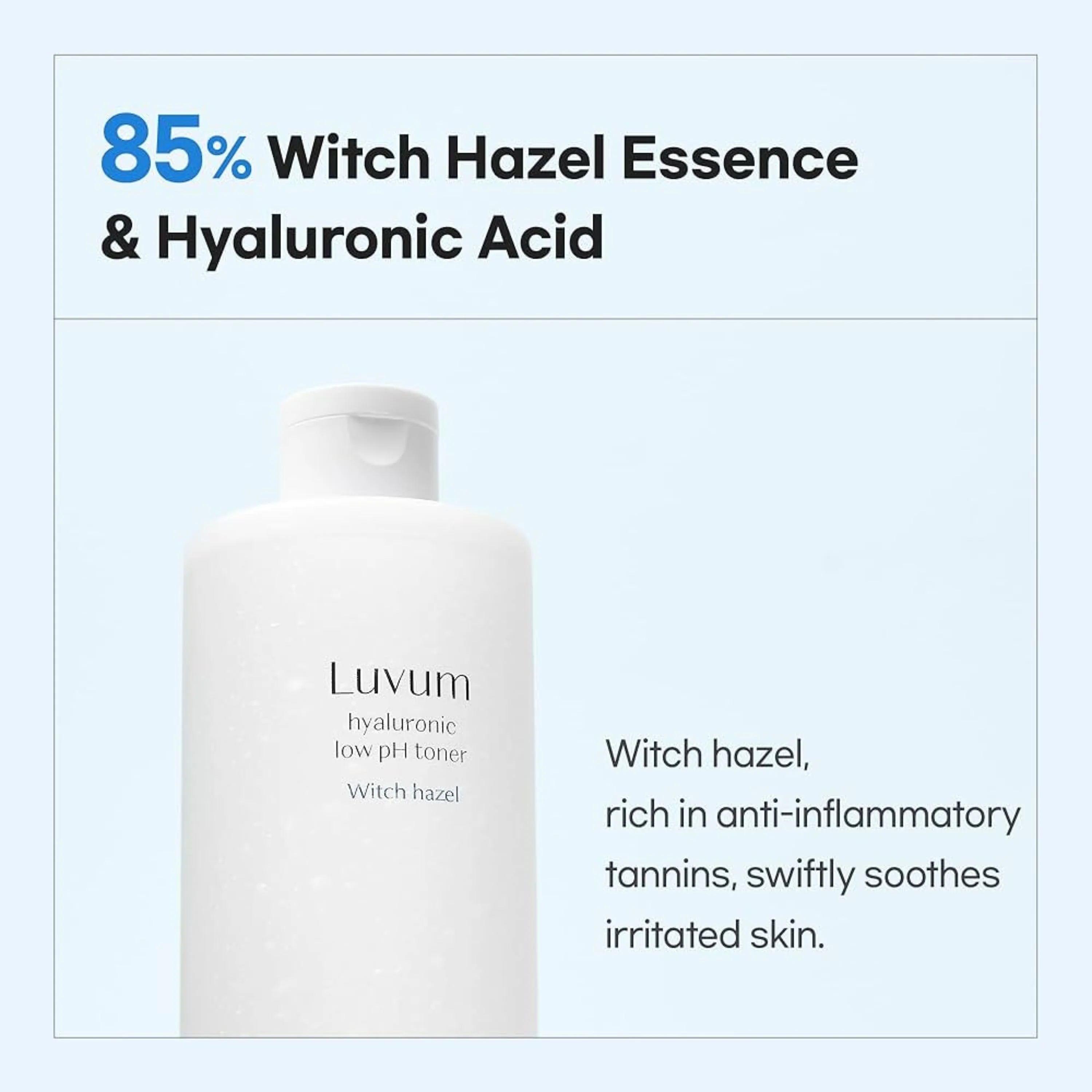 Witch Hazel Hyaluronic Low Ph Toner 300Ml - Image 3